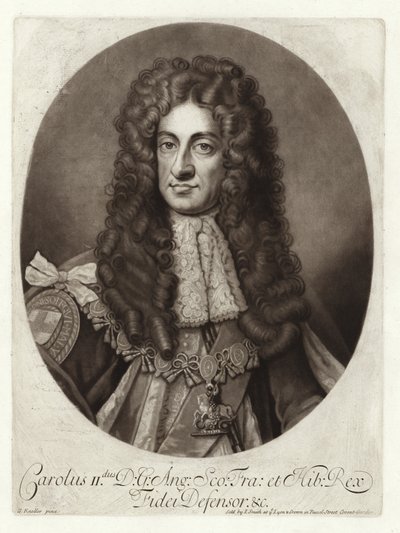 Portrait du roi Charles II - Godfrey Kneller